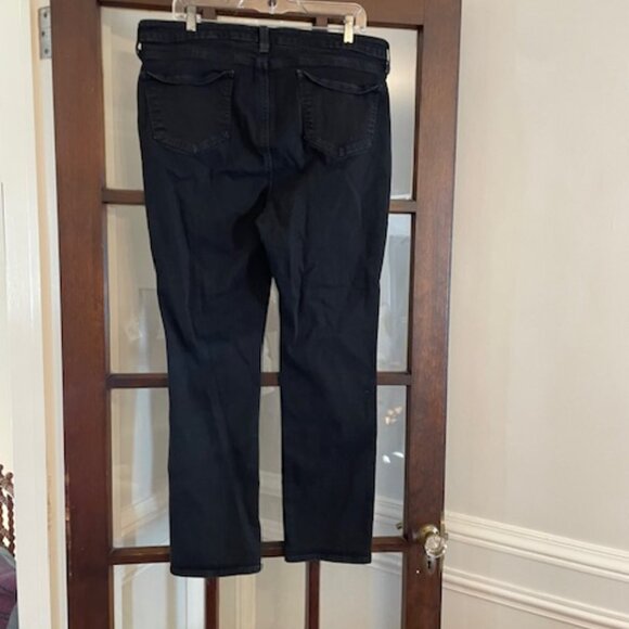 NYDJ Sheri Slim Black Jeans, Size 16 - Picture 4 of 5